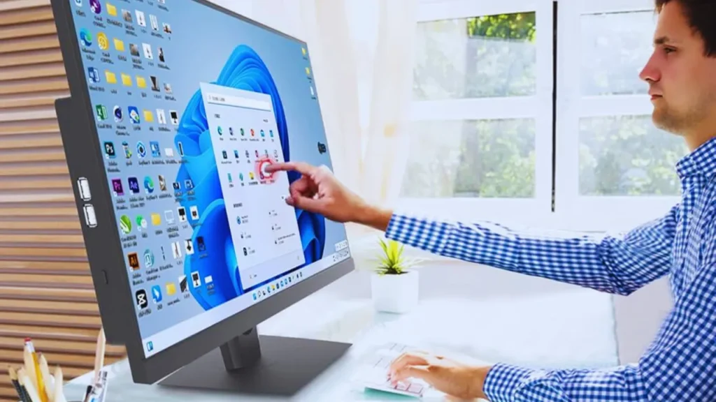 Touch Screen Desktop Computer for Smart Workspaces