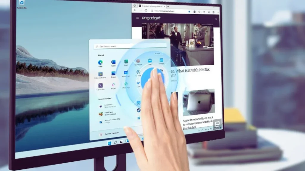 Touch screen desktop computer​ by weyexcon.com