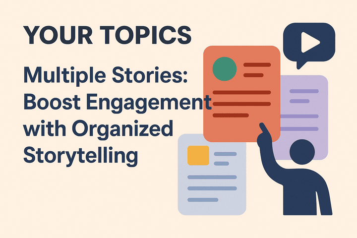 Your Topics | Multiple Stories: Organize Content into Themed Articles Easily