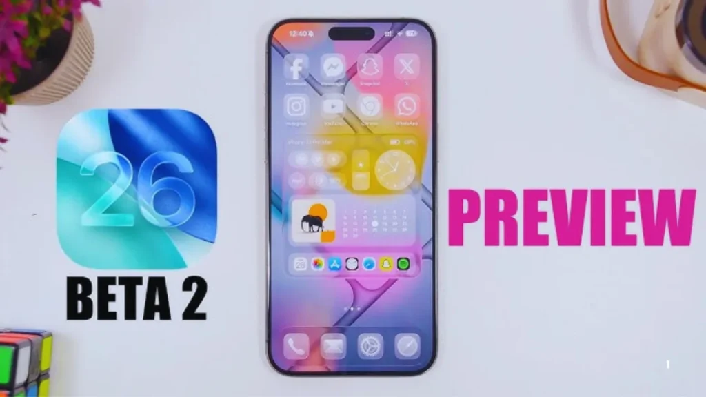 iOS 26 beta 2